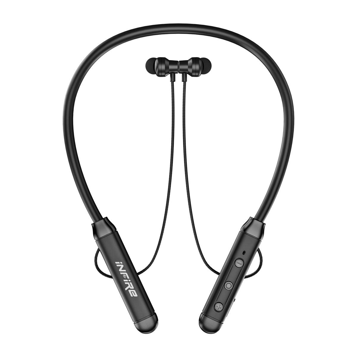 iNFiRe FireBand 101 upto 50 Hours Playback Time , IPX5 with Fire Charge Bluetooth NeckBand - iNFiRe