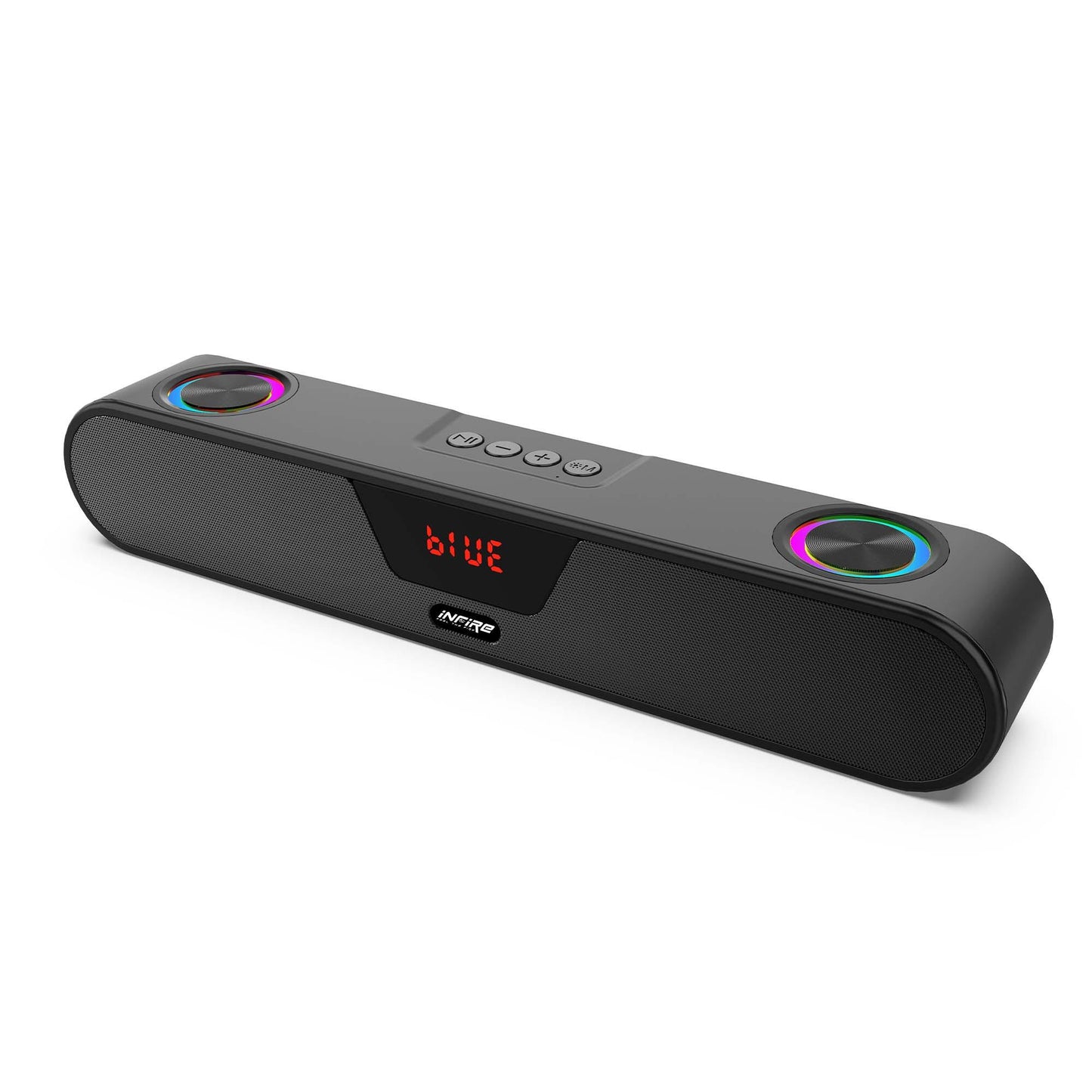 iNFiRe FireBar 20 upto 8 Hours PlayTime, 360* Surrounding Sound With RGB Lights 20 W Bluetooth Soundbar - iNFiRe