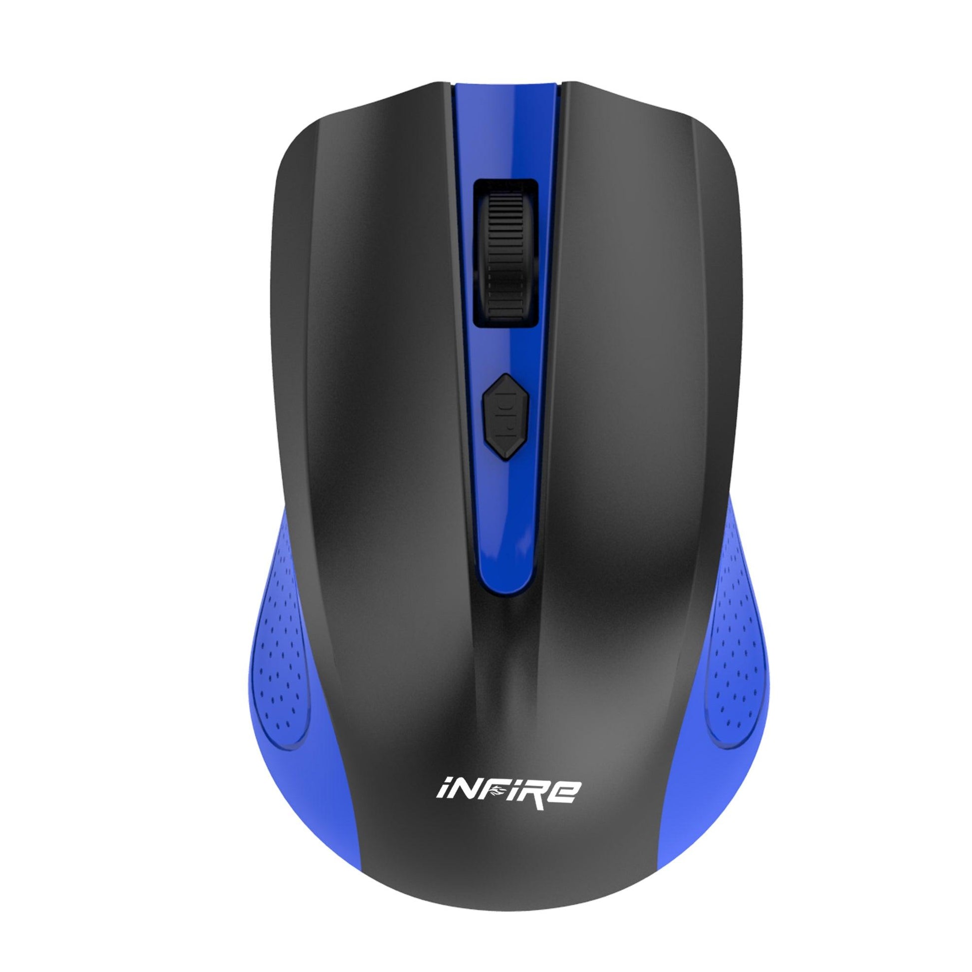 iNFiRe Clash Wireless Mouse Upto 1600 DPI, USB Nano Receiver, 4 Buttons 2.4GHz Wireless Optical Mouse - iNFiRe